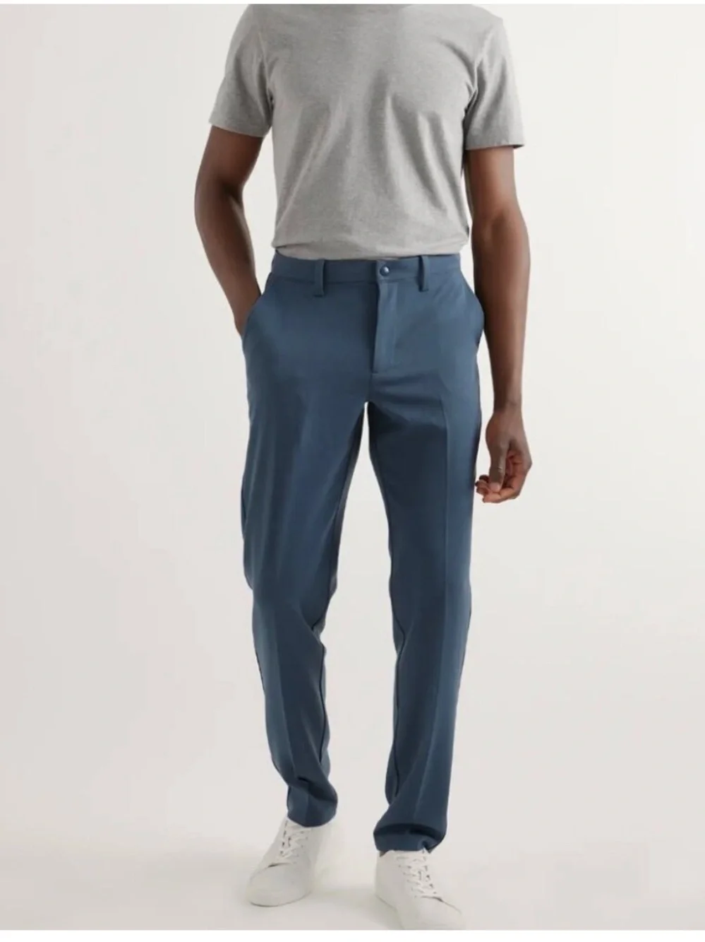 Quince Men’s Smart Chino Ultra Stretch 24/7 Pants In Ocean Size 36x28 Casual Biz